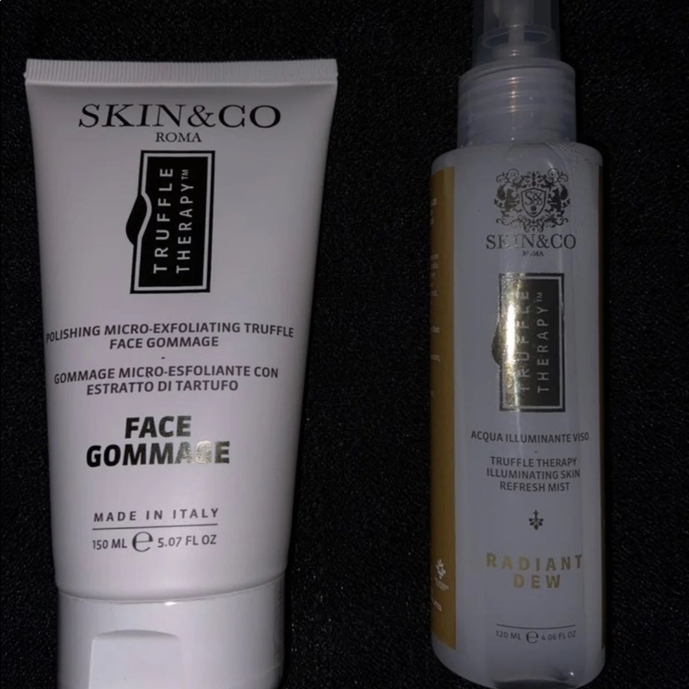SKIN & CO ROMA FACE GOMMAGE & SKIN DEW/SET SPRAY